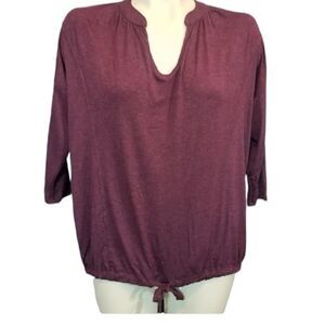 ‎H by bordeaux Purple Lounge Top Size Medium